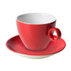 (6 szt.) Spodek do cappuccino BART COLOUR CAFE – Ø 155 mm – czerwony