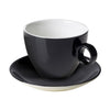 (6 szt.) Spodek do cappuccino BART COLOUR CAFE – Ø 155 mm – czarny