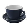 (6 szt.) Spodek do cappuccino COLORS – porcelana – Ø 140 mm – niebieski