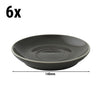 (6 szt.) Spodek do cappuccino COLORS – Ø 140 mm – szary