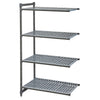 CAMBRO | Camshelving® - Basics Plus - Regał nadstawny - 1023 mm - z 4 półkami z otworami