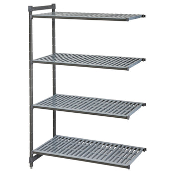 CAMBRO | Camshelving® - Basics Plus - regał nadstawny - 1328 mm - z 4 półkami z otworami