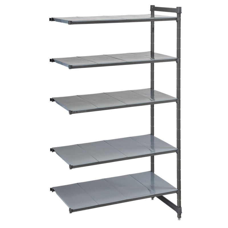 CAMBRO | Camshelving® - Basics Plus - regał nadstawny - 1328 mm - z 5 pełnymi półkami