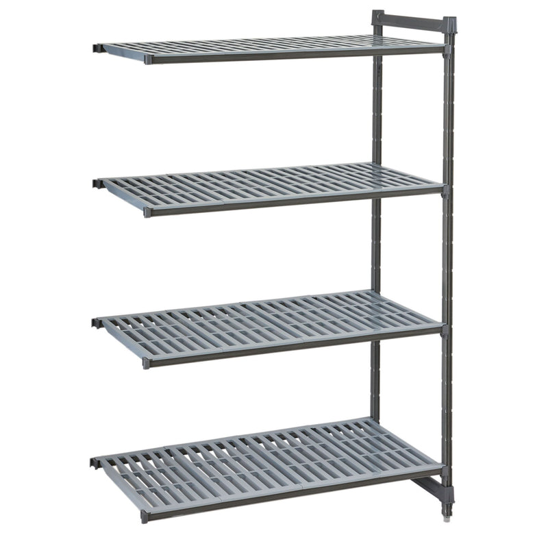 CAMBRO | Camshelving® - Basics Plus - Regał nadstawny - 1480 mm - z 4 półkami szczelinowymi