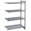 CAMBRO | Camshelving® - Basics Plus - regał nadstawny - 1784 mm - z 3 półkami szczelinowymi i 1 półką pełną