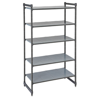 CAMBRO | Camshelving® - Basics Plus - Regał podstawowy - 1220 mm - z 5 pełnymi półkami - Prime Gastro