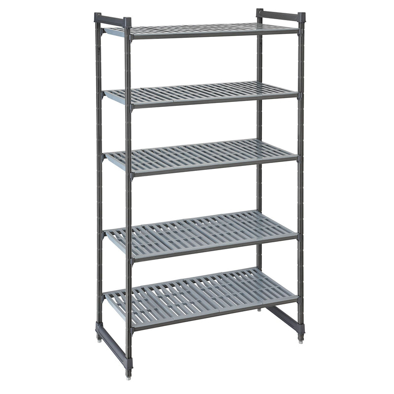 CAMBRO | Camshelving® - Basics Plus - Regał podstawowy - 1070 mm - z 5 półkami szczelinowymi