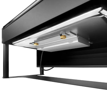 Naczynie do podgrzewanie elektryczne - GN 1/1 - z pokrywką rolowaną - czarny - Prime Gastro