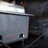 Chafing Dish elektryczny / Podgrzewacz bufetowy elektryczny - GN 1/1 - z pokrywą - Czarny