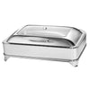 Chafing Dish / Podgrzewacz bufetowy - GN 1/1 - z przeszkloną pokrywą - z mechanizmem wolnoopadającym (Soft Close)