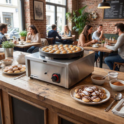 Naleśnikarka gazowa – forma: poffertjes – na 37 sztuk