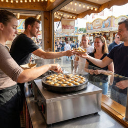 Naleśnikarka gazowa – forma: poffertjes – na 37 sztuk