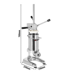 Wyciskarka do churros - 2l - Ręczna - w zestawie: 5 końcówek do churros