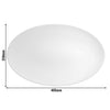 (2 pieces) SELTMANN WEIDEN | Oval Coupe Serving Platter – 400x255 mm - White High-Gloss Porcelain - Microwave & Oven Safe