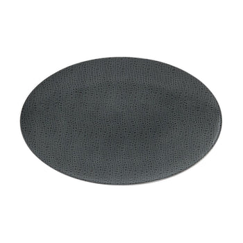 (2 sztuki) SELTMENN WEIDEN | Talerz głęboki – 400 x 255 mm – antracytowy