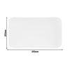 (2 pieces) SELTMANN WEIDEN | Rectangular Coupe Serving Platter – 350x200 mm - White High-Gloss Porcelain - Microwave & Oven Safe