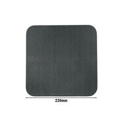 (6 sztuk) SELTMANN WEIDEN | Talerz płaski - kwadratowy - 220 x 220 mm - antracytowy