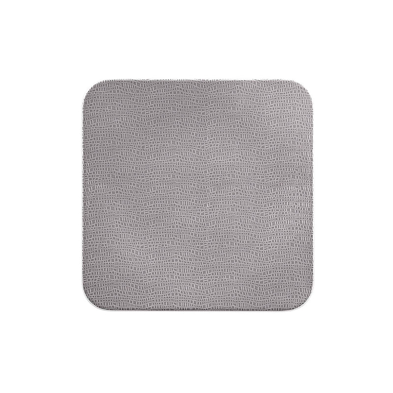 (6 sztuk) SELTMANN WEIDEN | Talerz płaski kwadratowy – 220 x 220 mm – szary