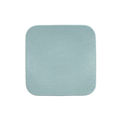 (6 sztuk) SELTMANN WEIDEN | Talerz płaski kwadratowy – 220 x 220 mm – turkusowy