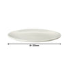 (12 szt.) Talerz płaski coupe Maastricht LUX – porcelana – Ø 255 mm – kość słoniowa