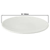 (6 pcs) WHITE DELIGHT | Plate - flat - Porcelain - Ø160mm - White