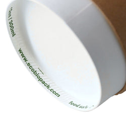(500 Stück) Coffee to go Pappbecher - doppelwandig - 300ml - 12 oz - Ø 90mm - Braun - innen Weiß