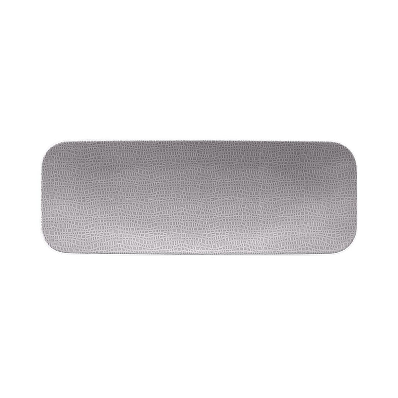 (2 sztuki) SELTMANN WEIDEN | Talerz płaski prostokątny – 380 x 140 mm – szary
