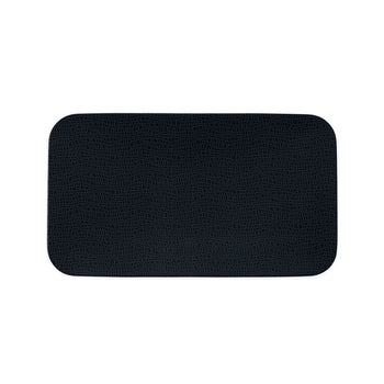 (2 szt.) SELTMANN WEIDEN | Talerz płaski coupe – prostokątny – 350 x 200 mm – czarny