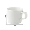 (12 szt.) Filiżanka do cappuccino WHITE DELIGHT – porcelana – 180 ml – biała