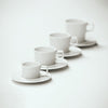 (12 szt.) Filiżanka do espresso WHITE DELIGHT – porcelana – 70 ml – biała