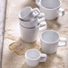 (12 szt.) Filiżanka do espresso WHITE DELIGHT – porcelana – 70 ml – biała