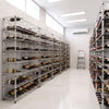 Regał na wino – stal – na 104 butelki – z 8 półkami – chromowany, zdjęcie 8 z 8