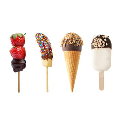 Urządzenie do topienia czekolady - 3x 1/3 GN - 1,5 kW - w zestawie 3 pokrywki i 3 pojemniki GN 1/3