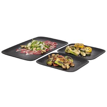 (6 sztuk) Taca GN 1/2 - NERO - melamina - wysokość: 25 mm - Prime Gastro