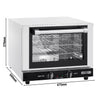 Piec konwekcyjny KOMPAKT – 21 L – manualny – z 3 rusztami 349 x 282 mm