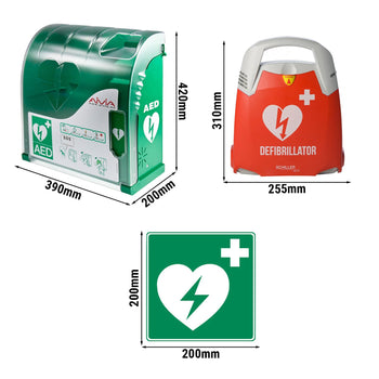 Defibrylator – wraz z obudową ścienną, zestawem Defi-Safe i znakami ratunkowymi - Prime Gastro