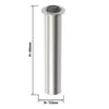 Lid Dispenser - Stainless Steel - spring-loaded - In-Counter Version