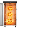Suszarka do żywności – stal nierdzewna – 2 kW – od 30 do 90 °C – z 24 półkami i timerem do 24 h
