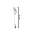 (12 pcs) Dessert fork - Alessandra - 18/10 stainless steel - 147mm
