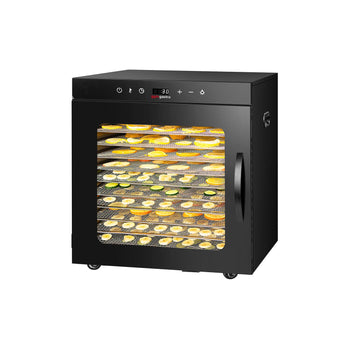 Suszarka do żywności - ze stali nierdzewnej - z 10 tacami - 800W