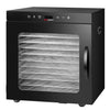 Suszarka do żywności - ze stali nierdzewnej - z 10 tacami - 800W