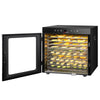 Suszarka do żywności – 800 W – z 10 półkami – czarna