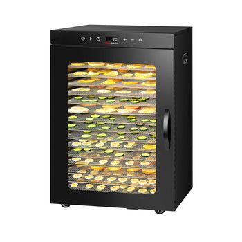 Suszarka do żywności - Czarny - z 16 tacami - 1,5kW