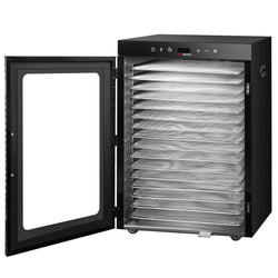Suszarka do żywności - Czarny - z 16 tacami - 1,5kW
