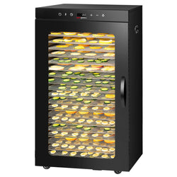 Suszarka do żywności - ze stali nierdzewnej - z 24 tacami - 2kW