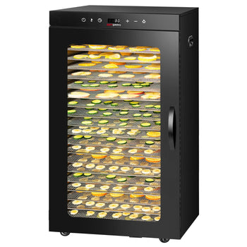 Suszarka do żywności - ze stali nierdzewnej - z 24 tacami - 2kW