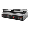 Stół przygotowawczy – 1210 mm – na 9x GN 1/6 – z 2 drzwiami – z grillem kontaktowym 3,6 kW
