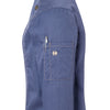 KARLOWSKY | Bluza kucharska damska Jeans-Style – Vintage Blue – rozmiar: 34