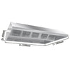 Commercial Ceiling-Mounted Extraction Canopy - 2200mm - with Baffle Filters - 1800mm Deep