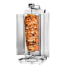 Gyros and kebab grill – gas – max. 80 kg – 16.25 kW – with 5 burners and motor at the top – with 2 shields and 2 hinged doors, image 3 of 11